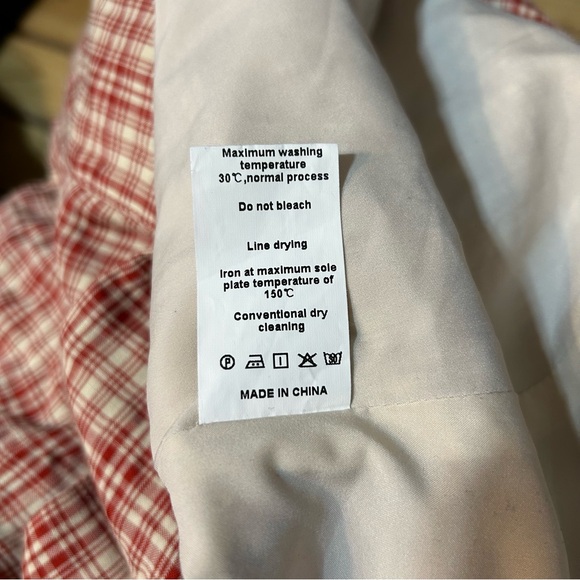 Simple Retro Red Plaid Button Front Collared Belted Prairie Cottage Maxi Dress - Picture 11 of 13